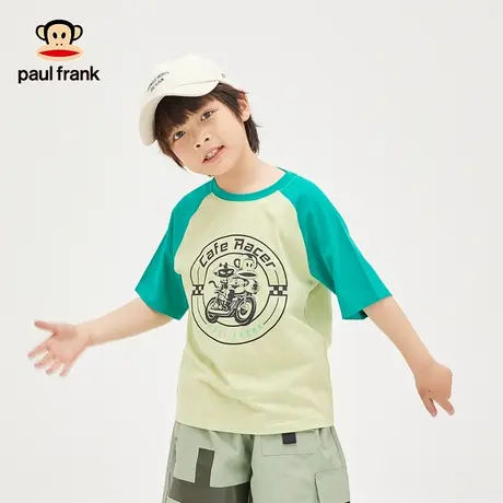 大嘴猴童装男童短袖t恤2023年夏季新品半袖中大儿童上衣体恤商品大图