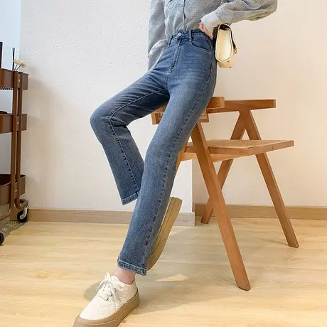 【百亿补贴官方直播】ITISF4/艾夫斯新款休闲显瘦百搭牛仔裤图片