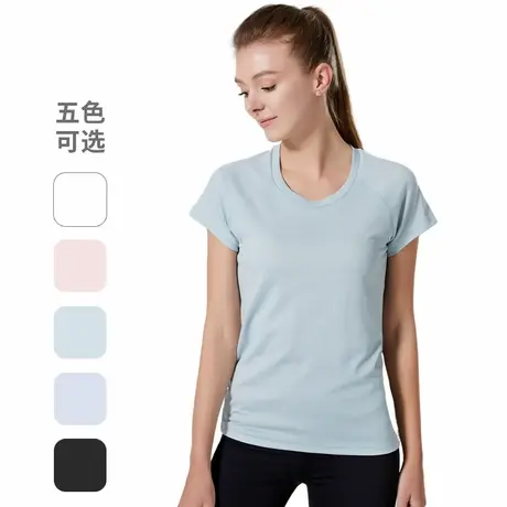 元首单向导湿速干抗菌情侣T恤男女运动短袖L25001/L25002图片