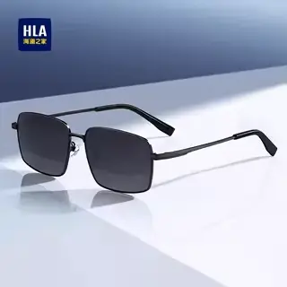 HLA/海澜之家高级感墨镜男款偏光镜飞行员太阳镜开车专用防紫外线图片