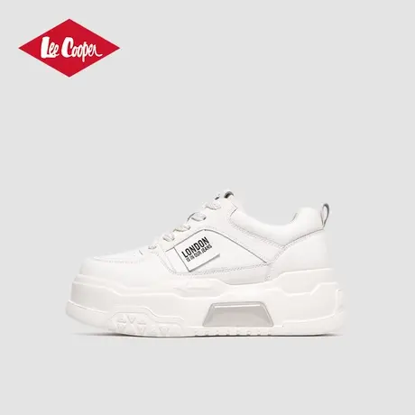Lee Cooper2025春季新款板鞋女厚底增高百搭小白鞋韩版低帮休闲鞋商品大图