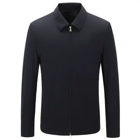 雅戈尔奥莱 男装外套夹克款经典领导爸爸装翻领上衣男商品大图