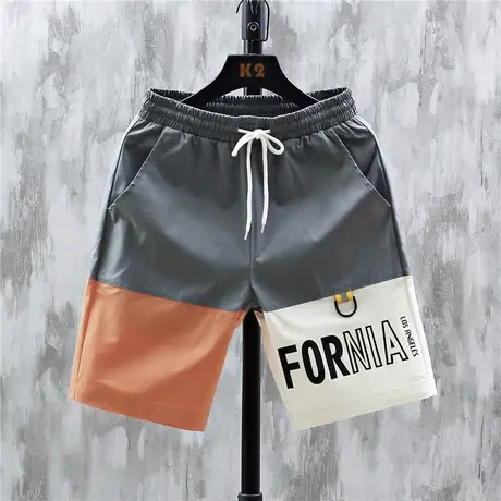 2025新款男士短裤夏季韩版潮流大裤衩运动裤宽松潮牌薄款休闲裤子商品大图