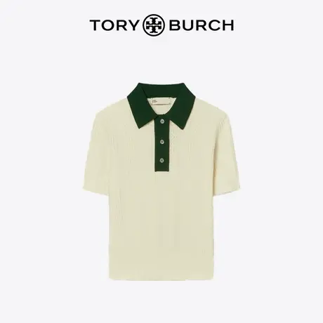 【12期免息】TORY BURCH 汤丽柏琦运动系列 翻领针织POLO衫 83178商品大图