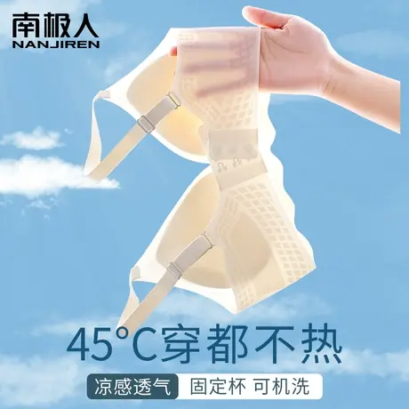 内衣女薄款夏季小胸聚拢显大夏天无痕凉感软支撑防下垂美背文胸罩商品大图