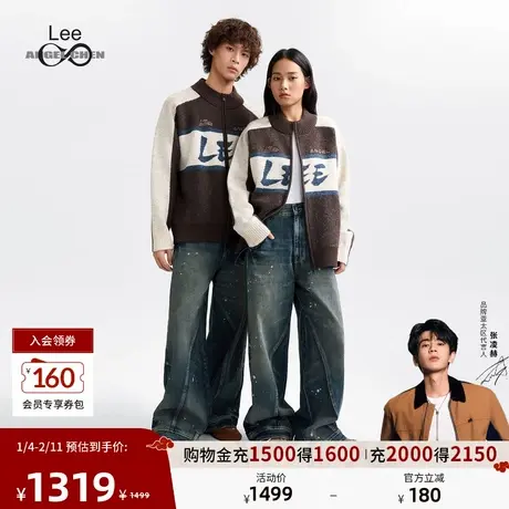 Lee IndiGO × ANGEL CHEN联名商场款25冬新宽松男女款牛仔裤图片