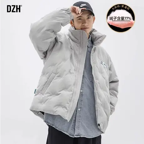 男士冬季灰色短款轻薄羽绒服男款男装2023新款冬装薄款外套羽绒衣图片