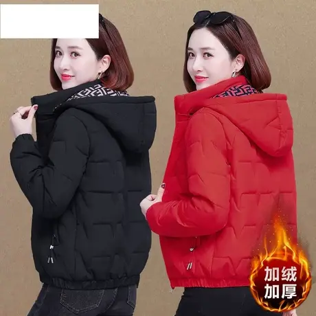 恋上17号羽绒棉服女冬季妈妈2022年新款中老年加绒棉袄冬装棉衣外图片