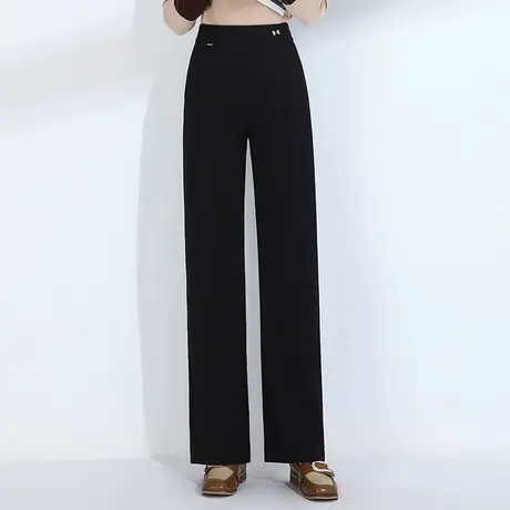 高腰直筒裤韩版显瘦休闲裤时尚百搭长裤女秋季2023新款气质西装裤商品大图