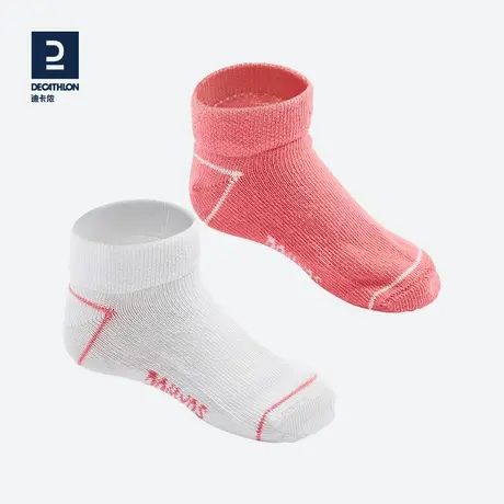 迪卡侬儿童袜子夏季薄款女童婴儿1~3岁宝宝棉袜男童防滑柔软KIDX图片