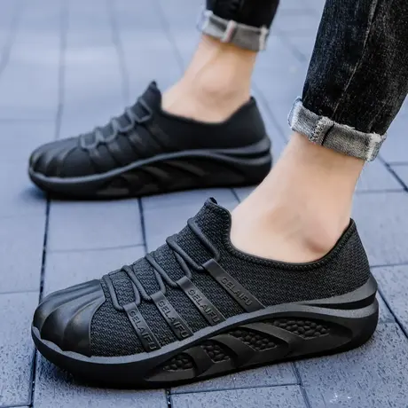 雨鞋男款下雨天穿的鞋防水鞋男外穿耐磨轻便胶鞋2023时尚新款雨靴商品大图