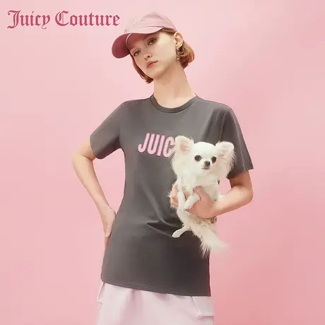 Juicy Couture橘滋2024早春穿搭新款内搭上衣短袖T恤女打底衫商品大图