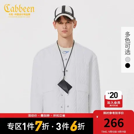 商场同款卡宾都市男装保暖棉衣2022秋冬新款潮流宽松H2224135003图片