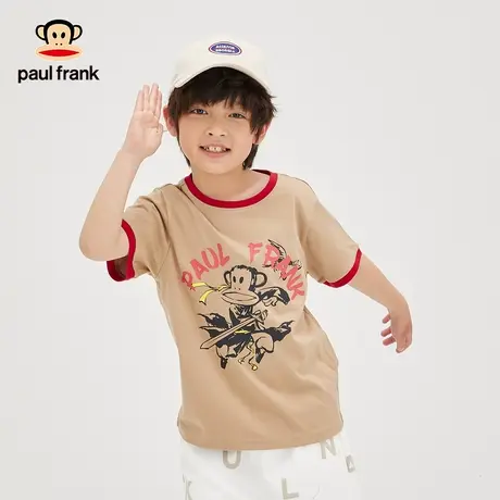 大嘴猴童装男童短袖t恤2023年夏季新品半袖中大儿童纯棉上衣体恤商品大图