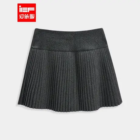 IEF/爱依服【微胖】大码女装2025秋冬新款韩版设计感百搭显瘦摆裙图片