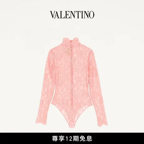 [新品抢先看][12期免息]华伦天奴VALENTINO女士蕾丝紧身衣商品大图