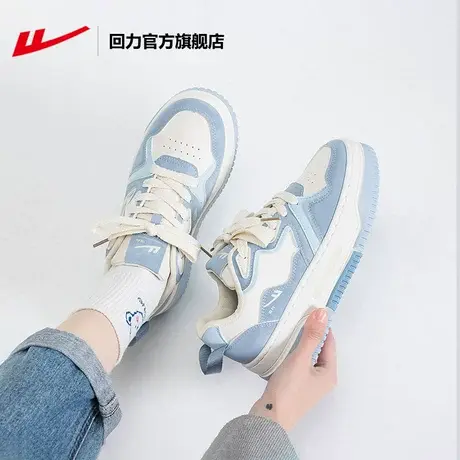 回力官方旗舰店板鞋女2023年春季草莓熊休闲鞋厚底透气潮流运动鞋商品大图