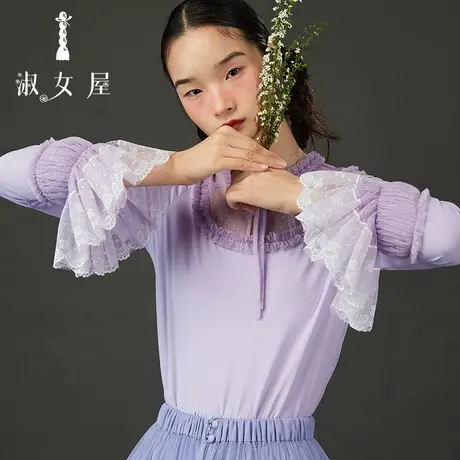 淑女屋官方旗舰店塔克褶。 t恤商品大图