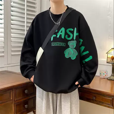 长袖t恤男士卫衣春秋季2024新款潮流潮牌内搭打底衫秋冬装上衣服商品大图