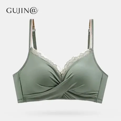 古今@内衣女小胸聚拢收副乳防下垂无钢圈时尚文胸加厚小胸专用图片