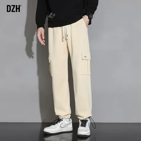 男士束脚运动裤男休闲工装裤男款2024年春季新款宽松裤子阔腿长裤商品大图