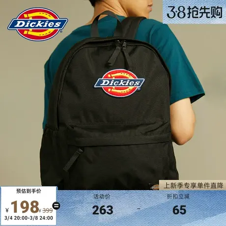Dickies  新款春夏工装logo贴布绣双肩包 休闲背包商品大图