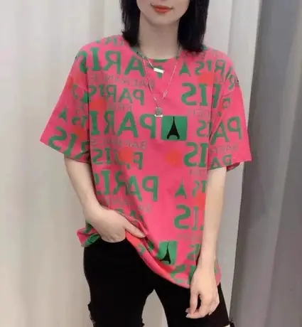 t恤女2023新款夏季韩版时尚休闲体恤女原宿短袖显瘦百搭减龄上衣图片