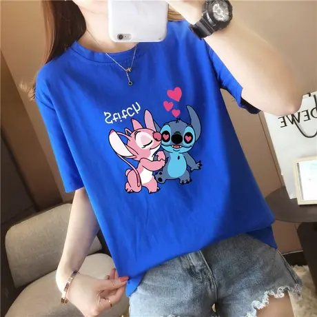 小熊t恤女2023年新款纯棉短袖设计感小众半袖ins潮牌上衣情侣夏装商品大图