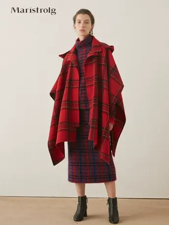 玛丝菲尔毛呢外套商品大图