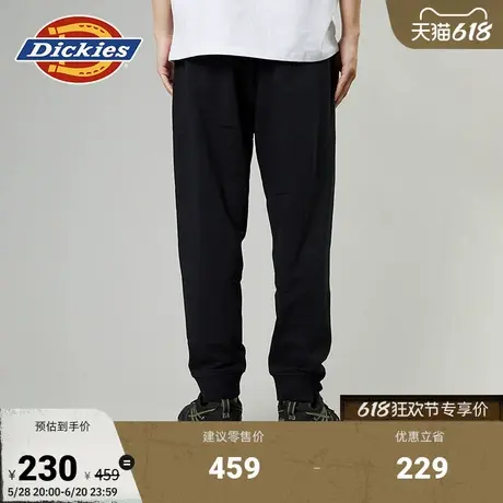 Dickies春夏 刺绣小logo印花休闲宽松运动卫裤 男女情侣商品大图