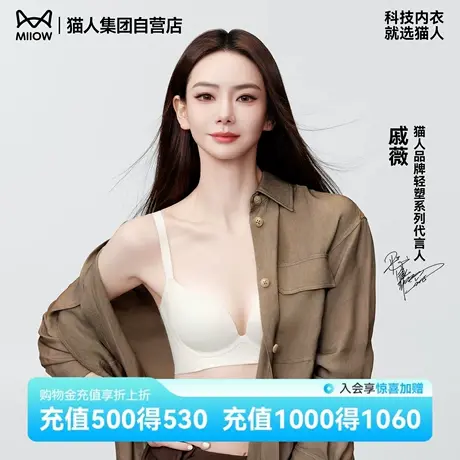 【戚薇同款】猫人抱抱杯小胸聚拢显大内衣女士调整型防下垂收副乳商品大图
