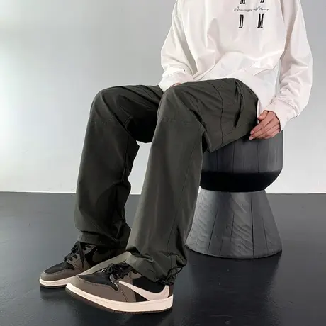 美式工装冲锋裤男2023秋季新款潮牌cityboy多口袋户外防水休闲裤商品大图