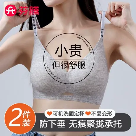 芬腾内衣女小胸聚拢上托收副乳防下垂文胸软支撑无痕胸罩2025新款图片