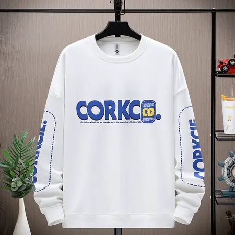 青少年秋冬季卫衣男孩12-15岁初中学生13长袖t恤14大童加绒打底衫商品大图