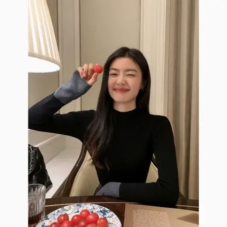 螺纹德绒保暖打底衫女冬季内搭修身长袖T恤加厚加绒磨毛上衣潮ins商品大图