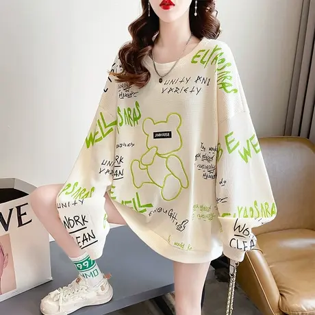 早秋装华夫格卫衣女春秋季韩版宽松薄款设计感小众初秋上衣外套潮图片