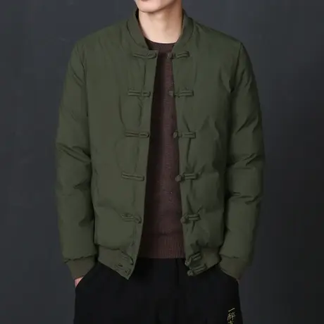 新中式冬季中国风棉衣男中式盘扣外套唐装棉袄棒球男装国潮棉服图片