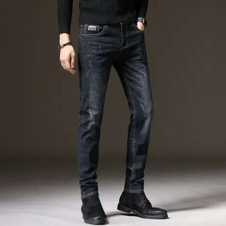 2024年新款潮流春季高端牛仔裤男潮牌宽松直筒男士休闲长裤子冬季商品大图