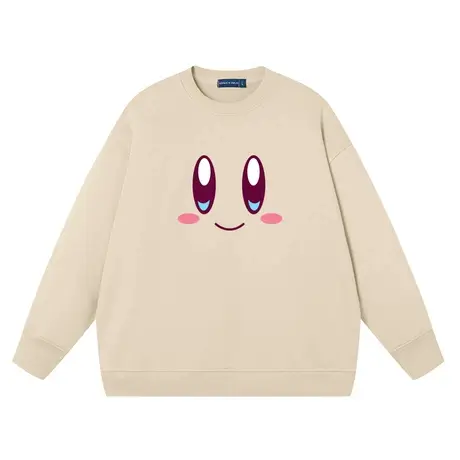 星之卡比周边衣服cos服装纯棉圆领游戏同款卫衣男女宽松打底衫商品大图