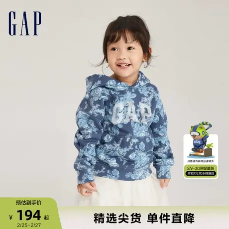 【LOVE SHACK FANCY】Gap男女幼童春秋连帽衫儿童装卫衣774218商品大图