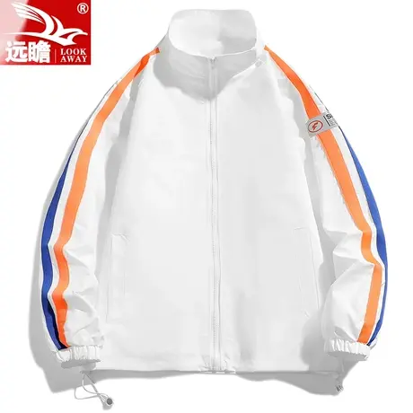 远瞻夹克男士2023新款春秋款百搭上衣服潮流宽松立领工装外套秋装商品大图