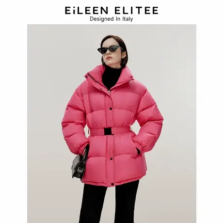 【王楚然同款】朗姿欧洲EiLEEN ELITEE进口鹅绒羽绒服2024冬新款图片
