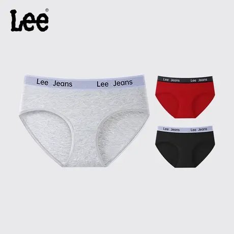 Lee无痕纯棉女士内裤三角性感透气底裤内衣中腰纯色运动舒适内裤商品大图