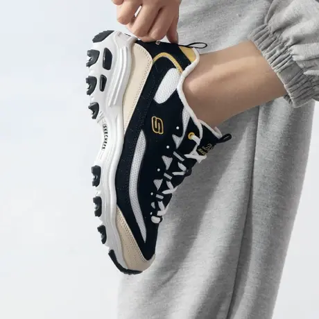斯凯奇（Skechers）女鞋冬季24款加绒熊猫鞋保暖老爹鞋厚底增高运商品大图