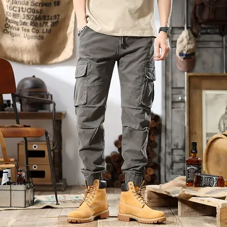 Modi Nick/摩帝尼克潮流男士工装裤时尚百搭修身休闲裤潮流裤子男商品大图