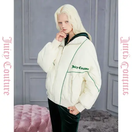 Juicy Couture橘滋女装新款运动少女立体清仓正品品牌羽绒服反季商品大图