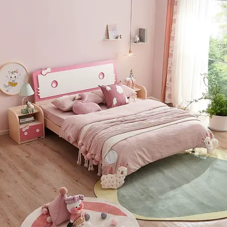 全友家居床女孩床少女卧室公主床1.2米1.5m板式床家具106208商品大图