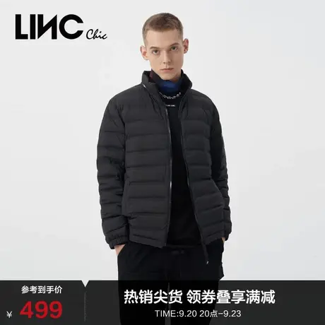 LINCCHIC金羽杰羽绒服男防钻绒轻暖短款男士羽绒服冬季N22801002图片
