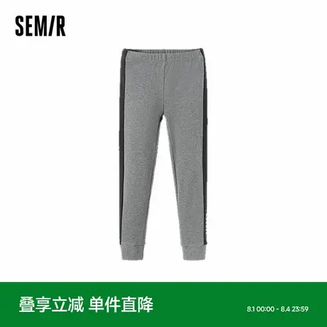 【舒服裤】森马儿童打底裤撞色弹力修身显瘦长裤秋季童装女童裤子商品大图
