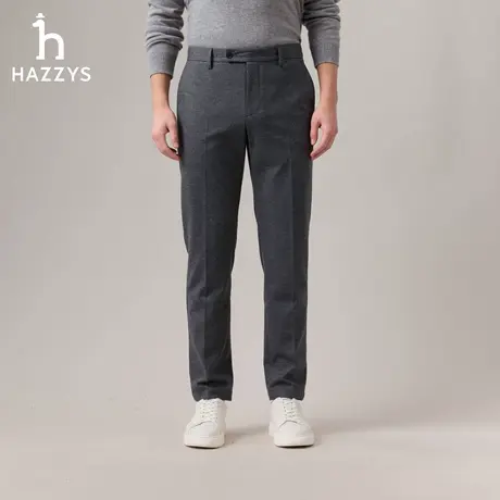 【商场同款】HAZZYS哈吉斯2025秋季新品男装时尚休闲百搭长裤下装图片